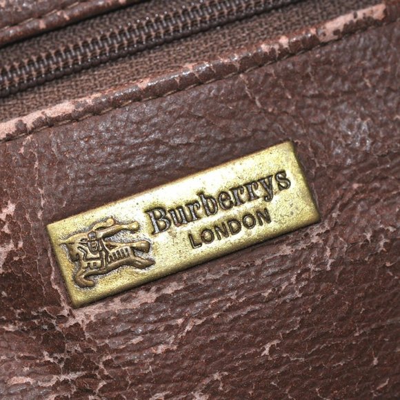 Auth Burberrys Nova Check 2Way Travel Boston Bag P - Picture 5 of 15